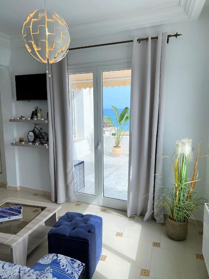 Roof Top Pied Dans L'Eau Panoramic View, 80 Meters From Seaside Hammamet Exterior foto